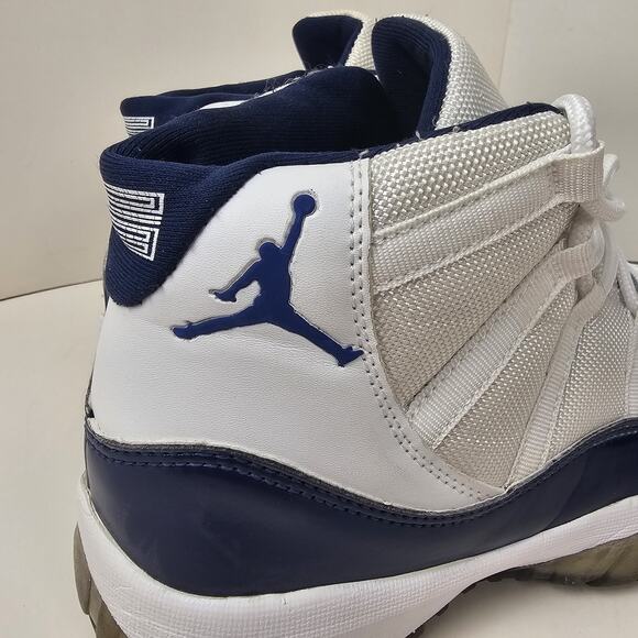 Air Jordan Retro 11s Legend Blue Mens Sz 9 One ! 376037-113 main image 12